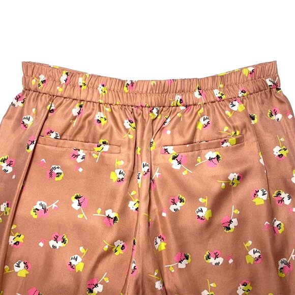 J. CREW Falling Pansies Satin Pants - Picture 3 of 7